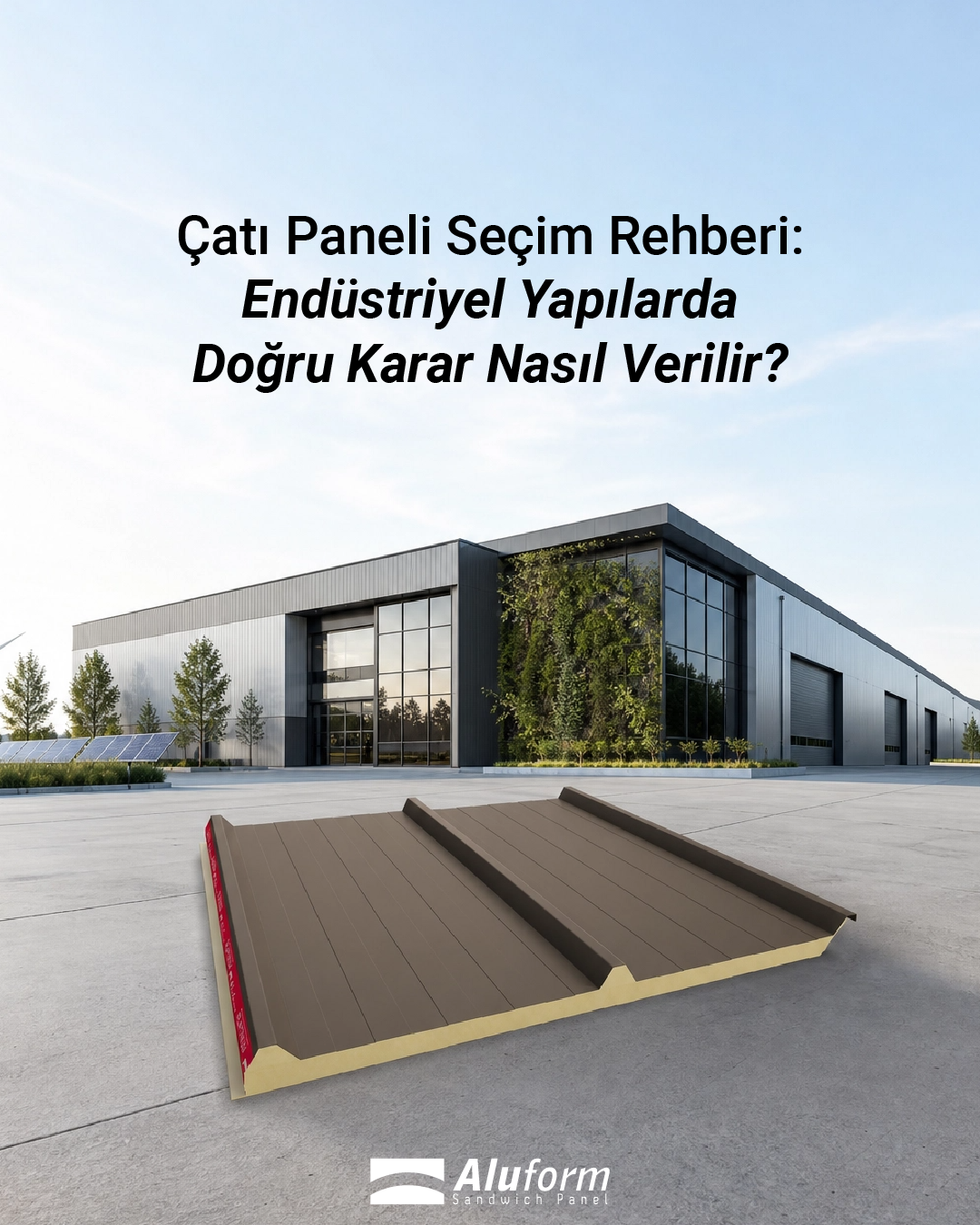 Çatı Paneli Seçim Rehberi: Endüstriyel Yapılarda Doğru Karar Nasıl Verilir?
