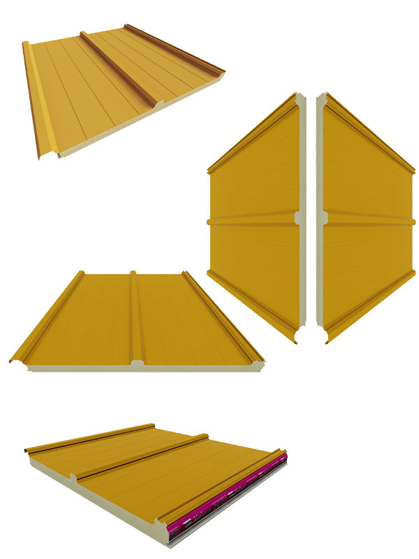 PIR(Polyisocyanurate) PV(Photovoltaic) Quick Fix Çatı Paneli