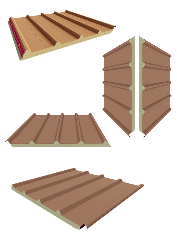 PIR (Polyisocyanurate) 5 Hadveli Çatı Paneli