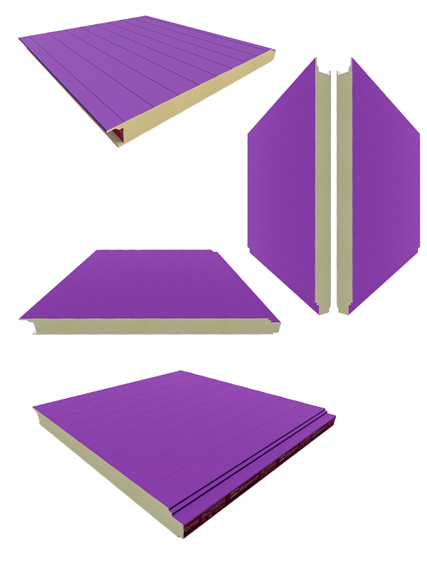 PIR (Polyisocyanurate) Gizli Vidalı Cephe Paneli